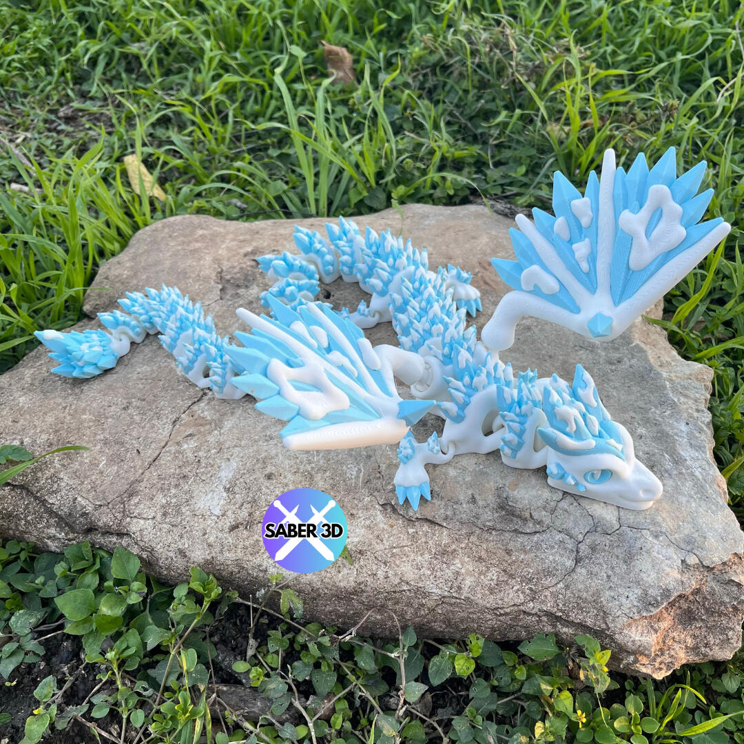 Snowy Crystal Dragon