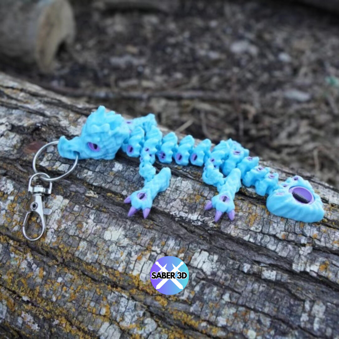 Baby Cursed Dragon Keychain