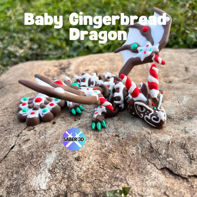 Baby Gingerbread Dragon