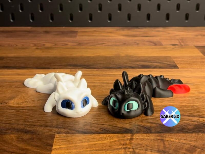 Toothless and Lightfury