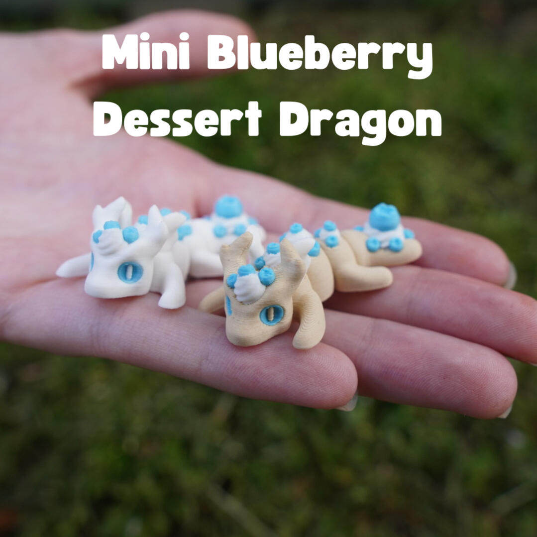 Mini Blueberry Dessert Dragon