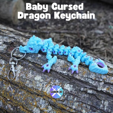 Cursed Dragon Keychain