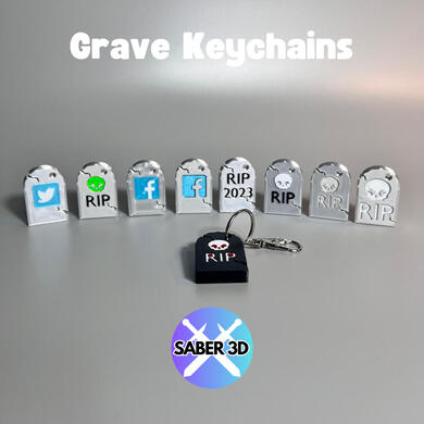 Grave Keychains